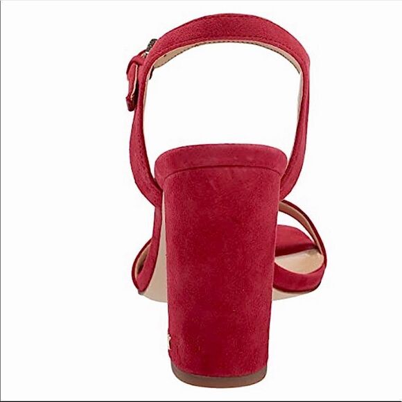 Michael Michael KORS Francine Block Heel Sandal Red - Picture 6 of 11